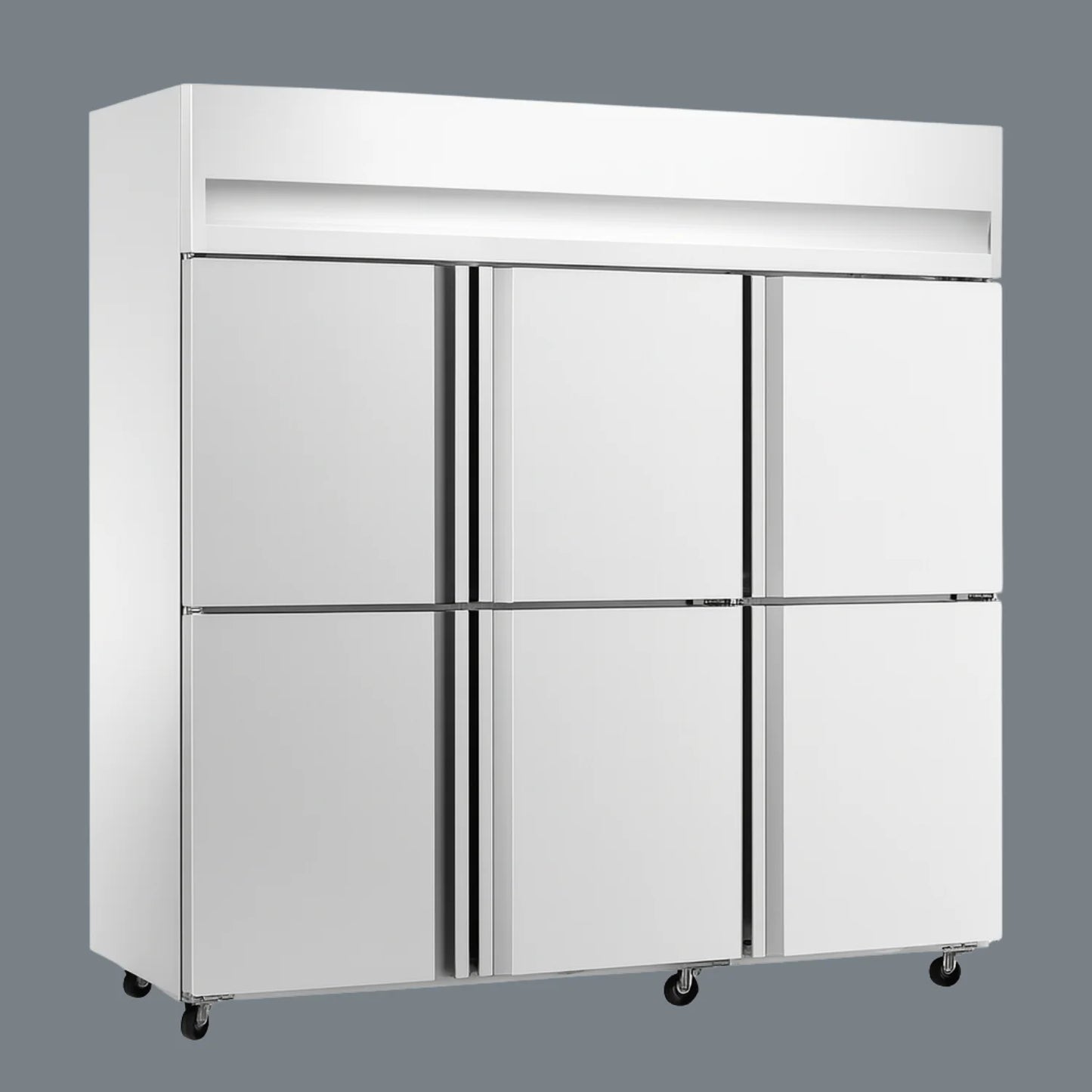 Commercial Kitchen Upright Refrigerator - 6 Doors - Chiller or Freezer