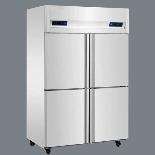 Commercial Kitchen Upright Refrigerator - 4 Doors - Chiller or Freezer